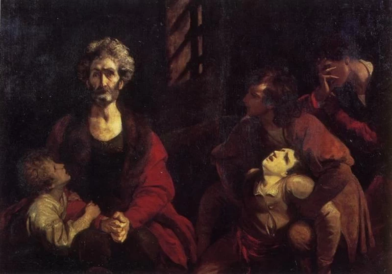 Il conte Ugolino e i suooi figli in prigione - National Trust for Places of Historic Interest or Natural Beauty